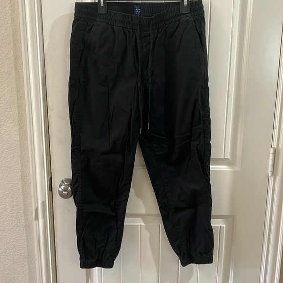 GAP twill drawstring jogger pants - Picture 1 of 6